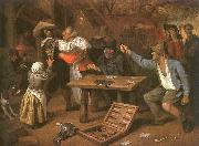 Jan Steen Card Players Quarreling Spain oil painting artist